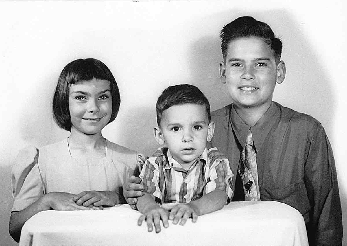 Barbara, Don, and Frank in 1952.