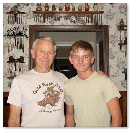 Grandpa Jack and Chris.