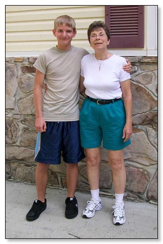 Chris and Grandma Barbara.