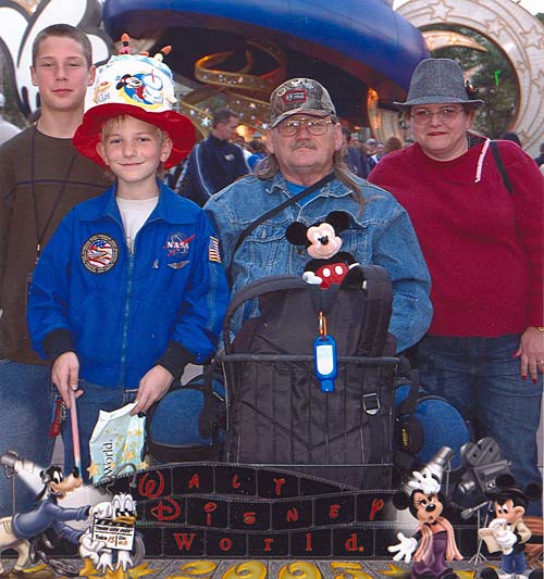 February 2005, Disney World.